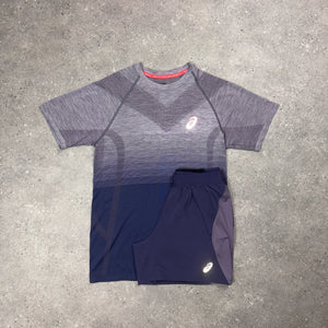 ASICS SEAMLESS TOP & SHORTS SET - LAVENDER
