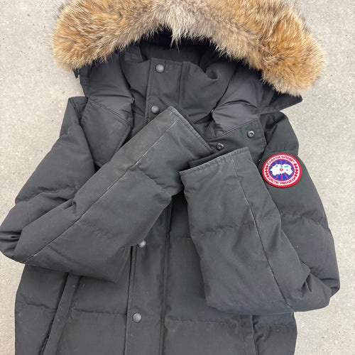CANADA GOOSE WYNDHAM PARKA BLACK - (S)