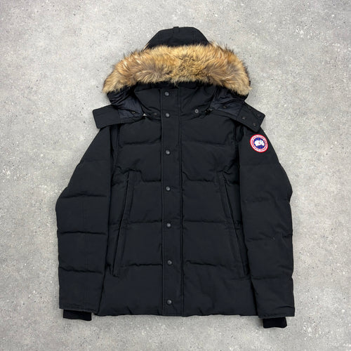 CANADA GOOSE WYNDHAM PARKA BLACK - (L) FUSION