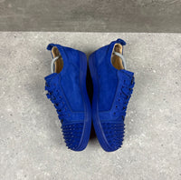 LOUBOUTIN LOW SPIKE BLUE - (EU43.5 / UK9.5)