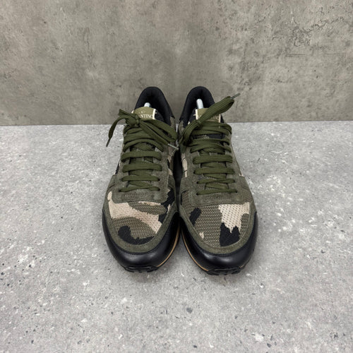 VALENTINO ROCKRUNNER KHAKI - (EU41.5 / UK7.5)