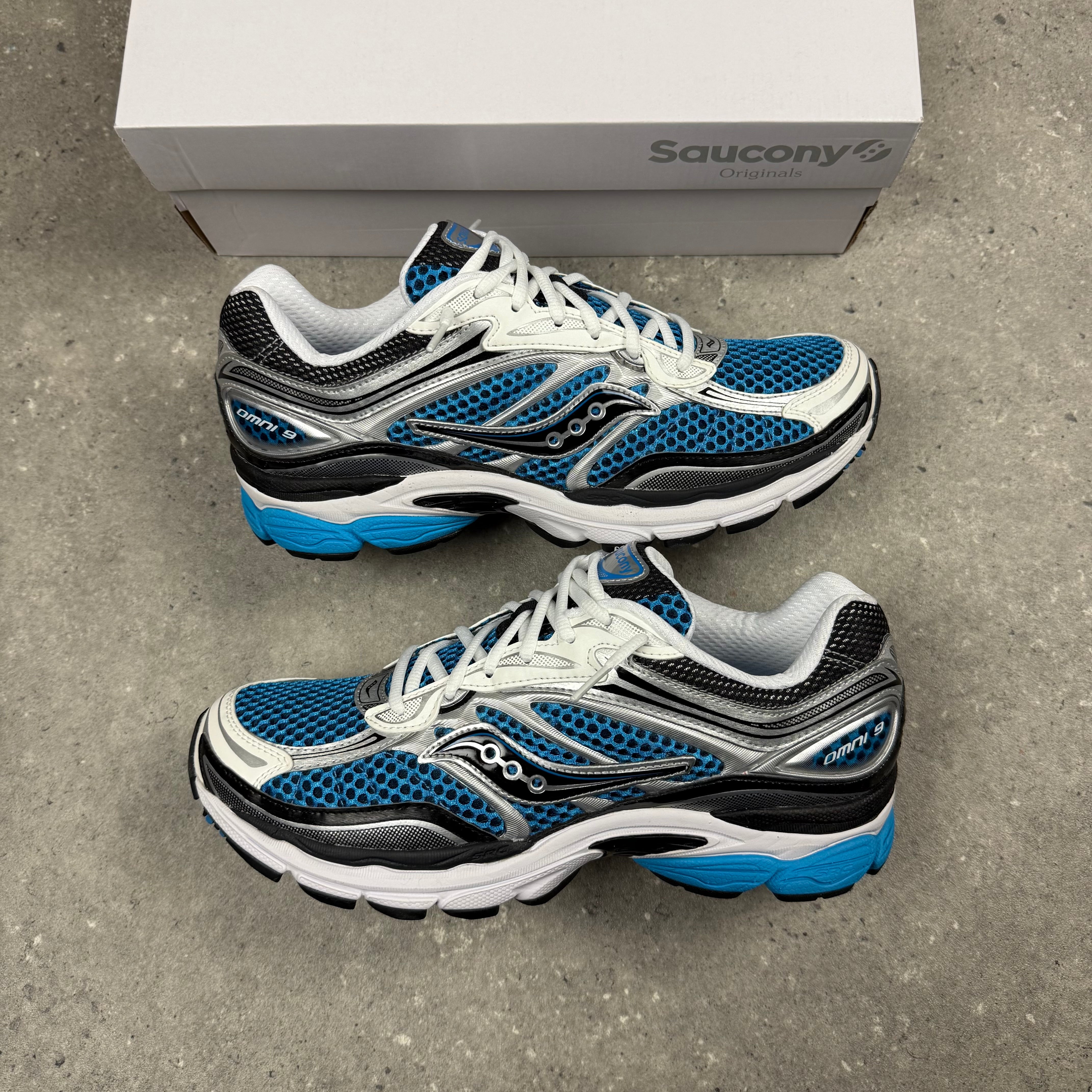 SAUCONY OMNI PRO GRID 9 - “ROYAL/SILVER”