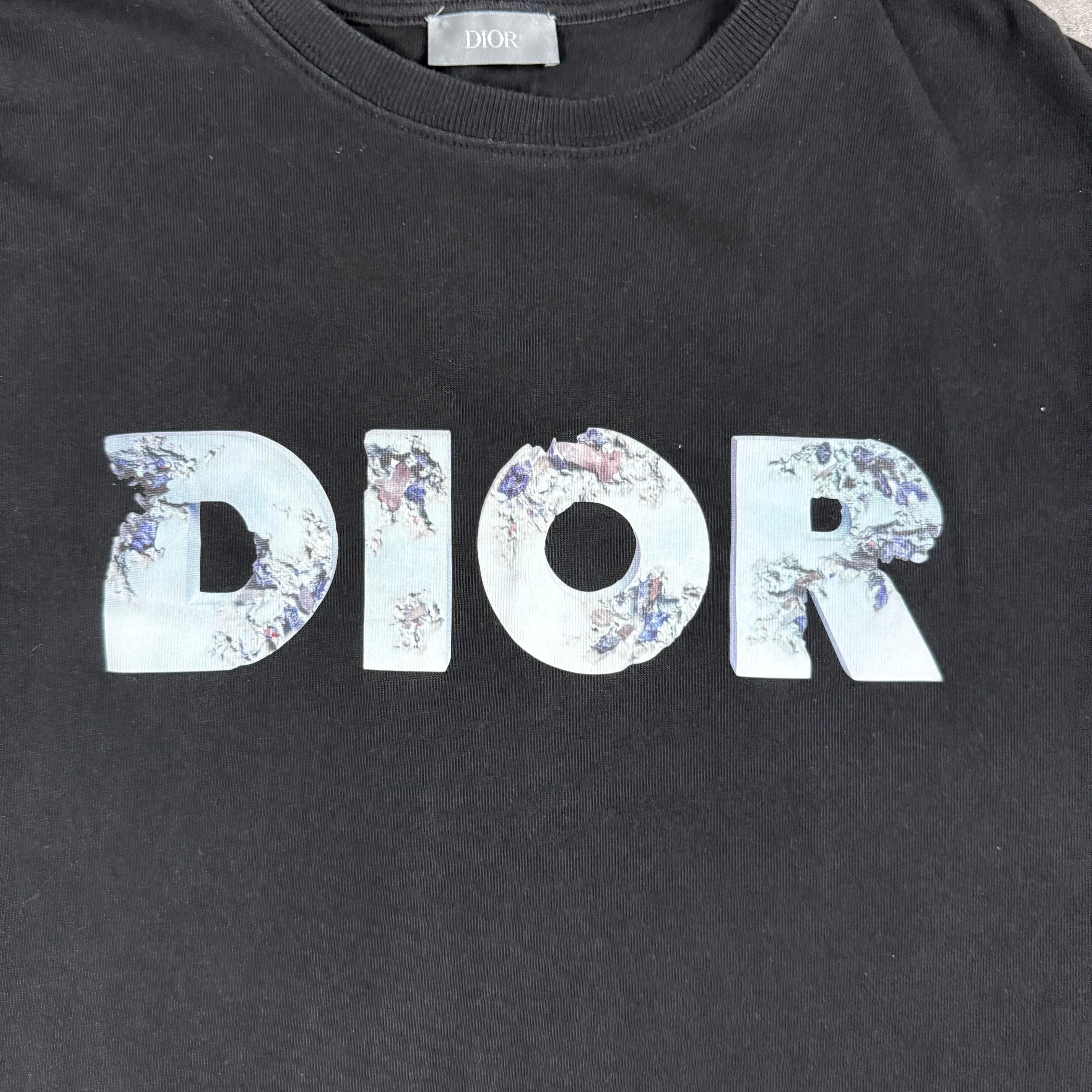 DIOR ASHAM T-SHIRT BLACK - (M)