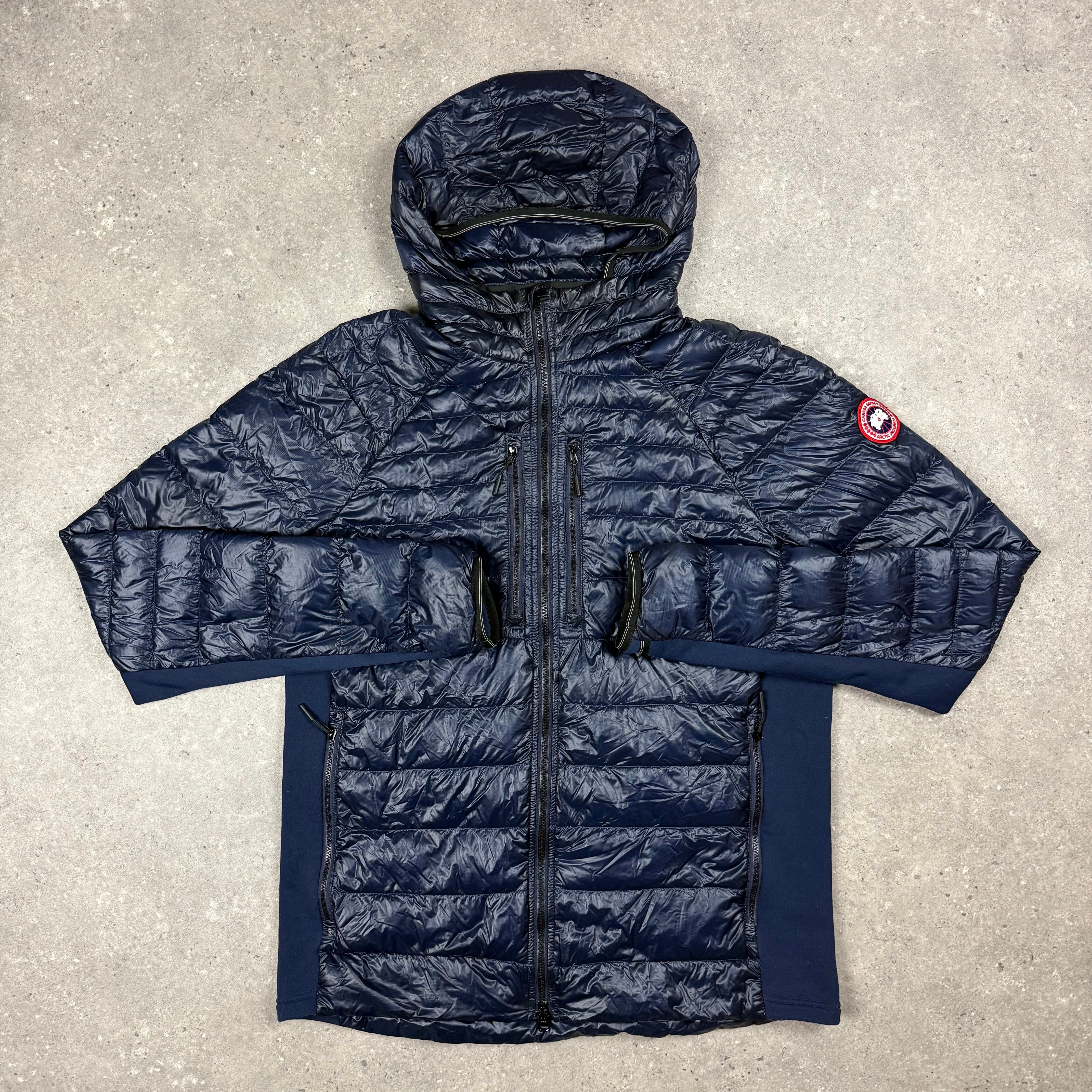 CANADA GOOSE HYBRIDGE PARKA NAVY - (XL)