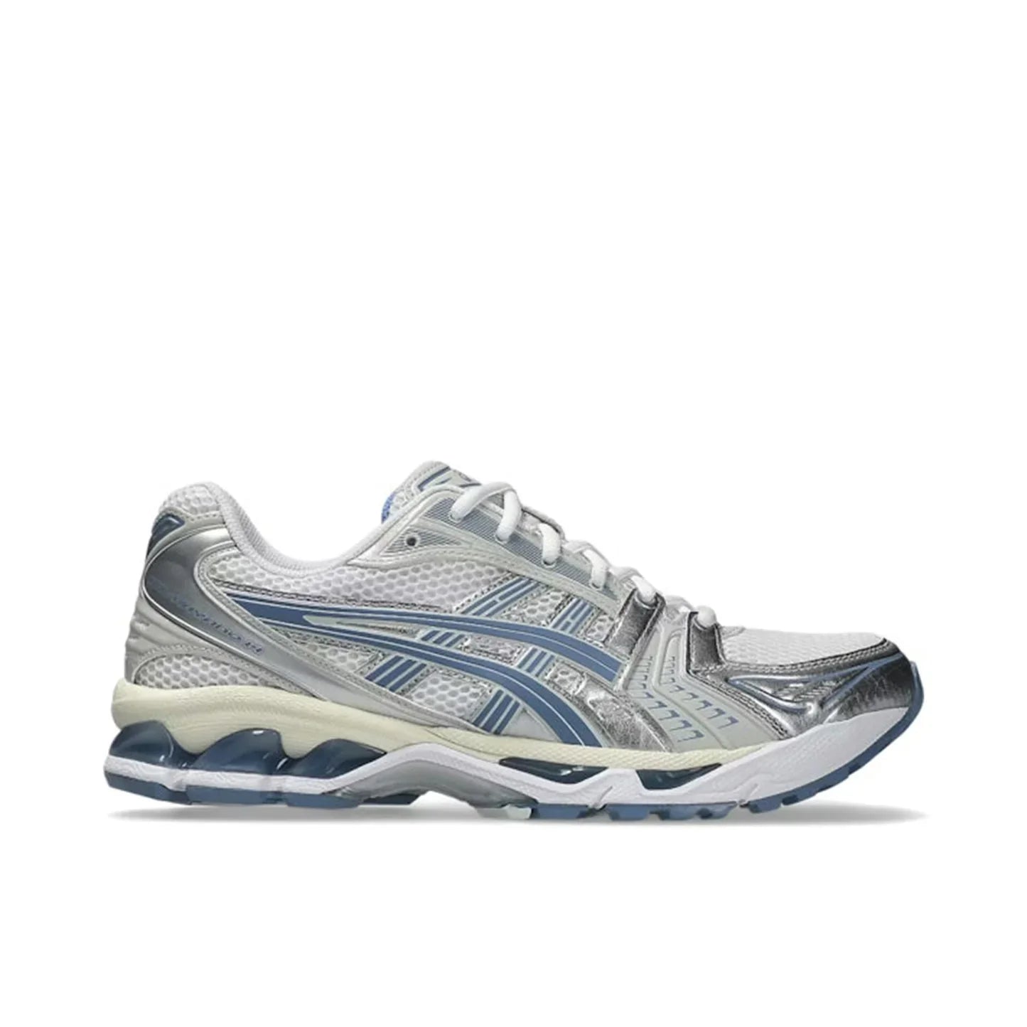 ASICS GEL KAYANO 14 - WHITE / LIGHT NAVY
