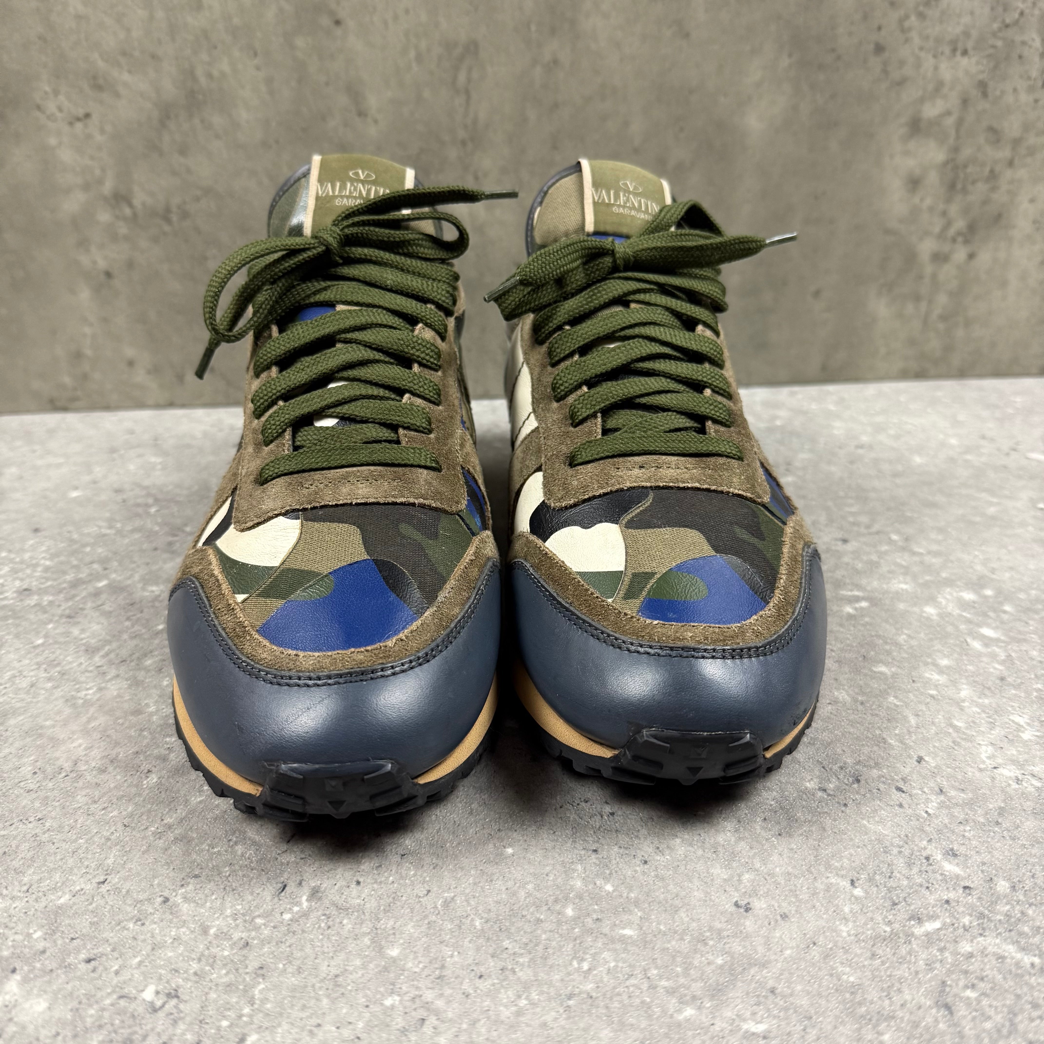 VALENTINO ROCKRUNNER KHAKI - (EU 41 / UK 7)