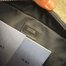 DIOR DIAMOND MESSENGER BAG - BLACK