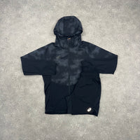 ASICS DIGITAL WINDRUNNER JACKET & CORE 7” SHORTS SET - BLACK