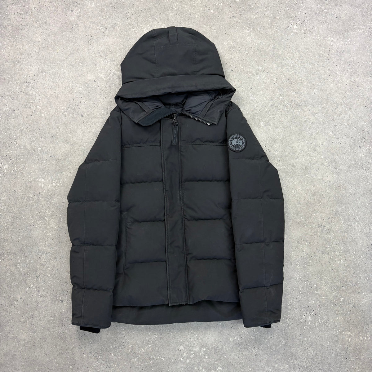 CANADA GOOSE MACMILLAN PARKA BLACK - (M)