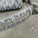 DIOR DIAMOND MESSENGER BAG - GREY