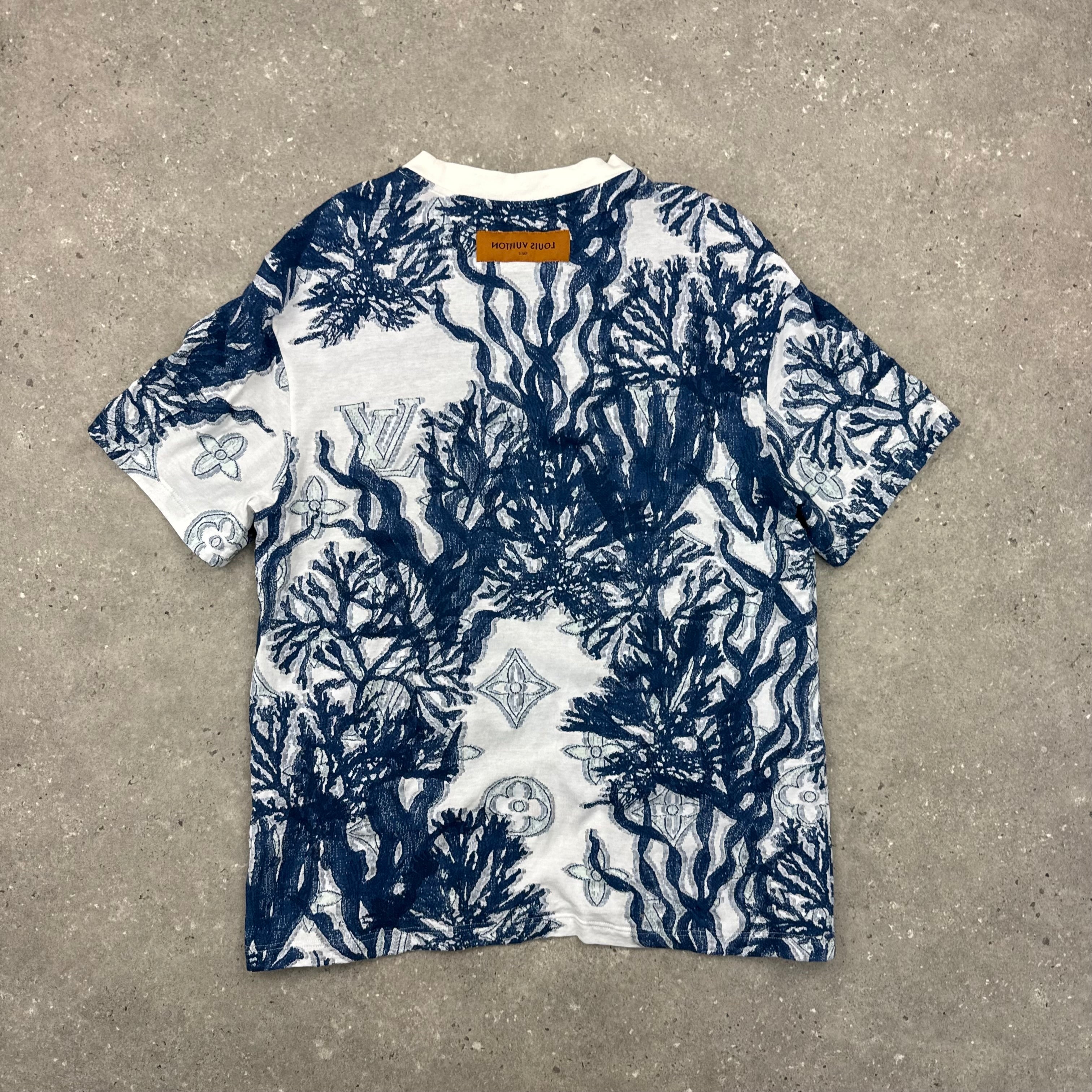 LOUIS VUITTON FLORAL T-SHIRT - (XXL)