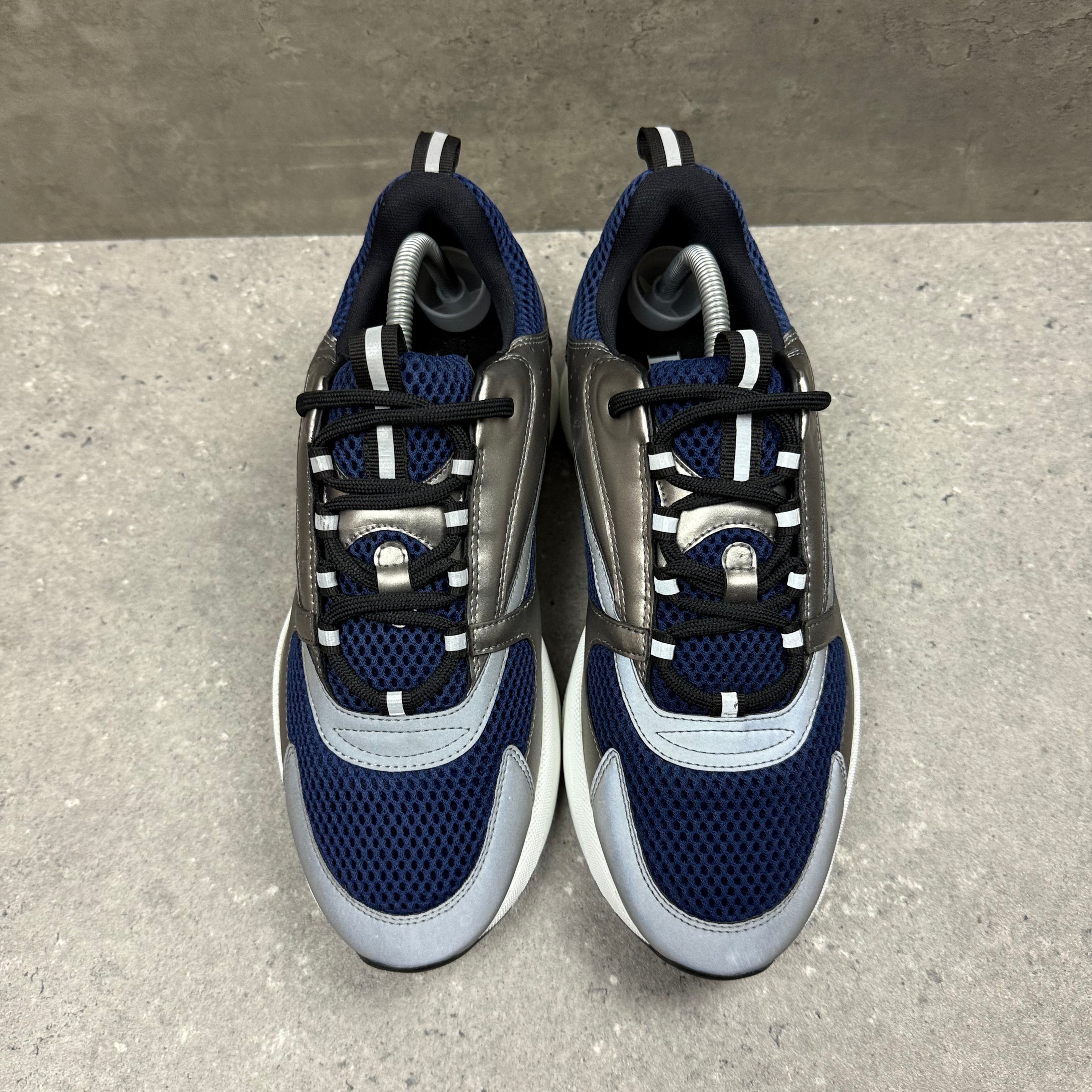 DIOR B22 NAVY/SILVER - (EU42 / UK8)