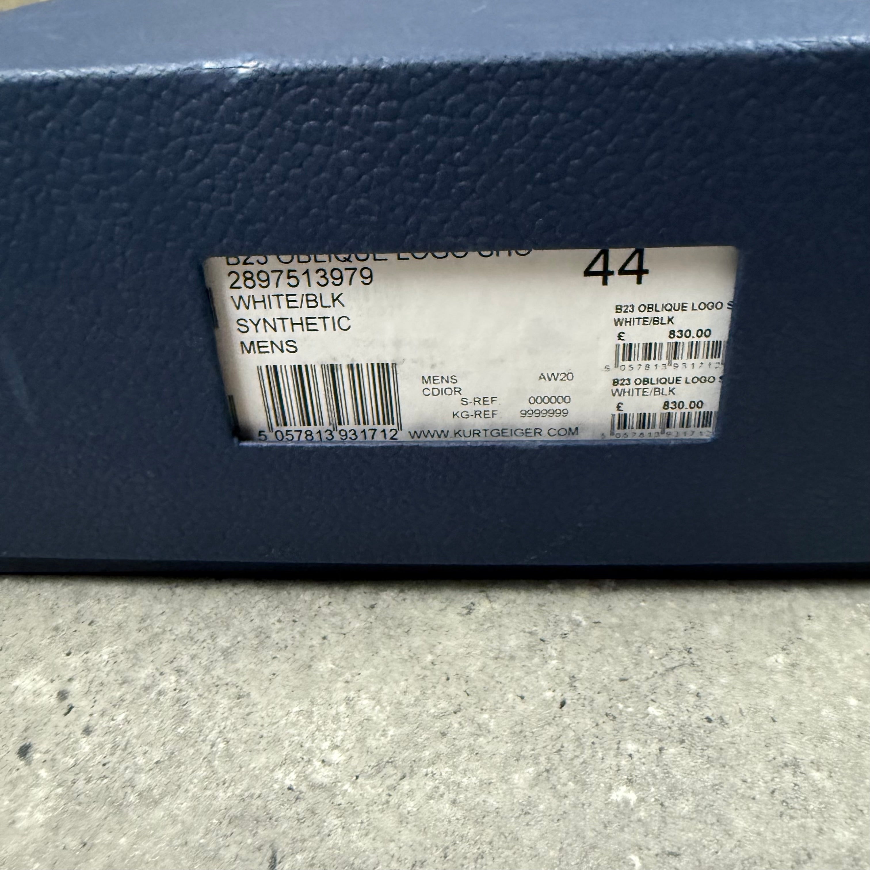 DIOR B23 WHITE - (EU44 / UK10)