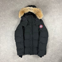 CANADA GOOSE WYNDHAM PARKA BLACK - (L)