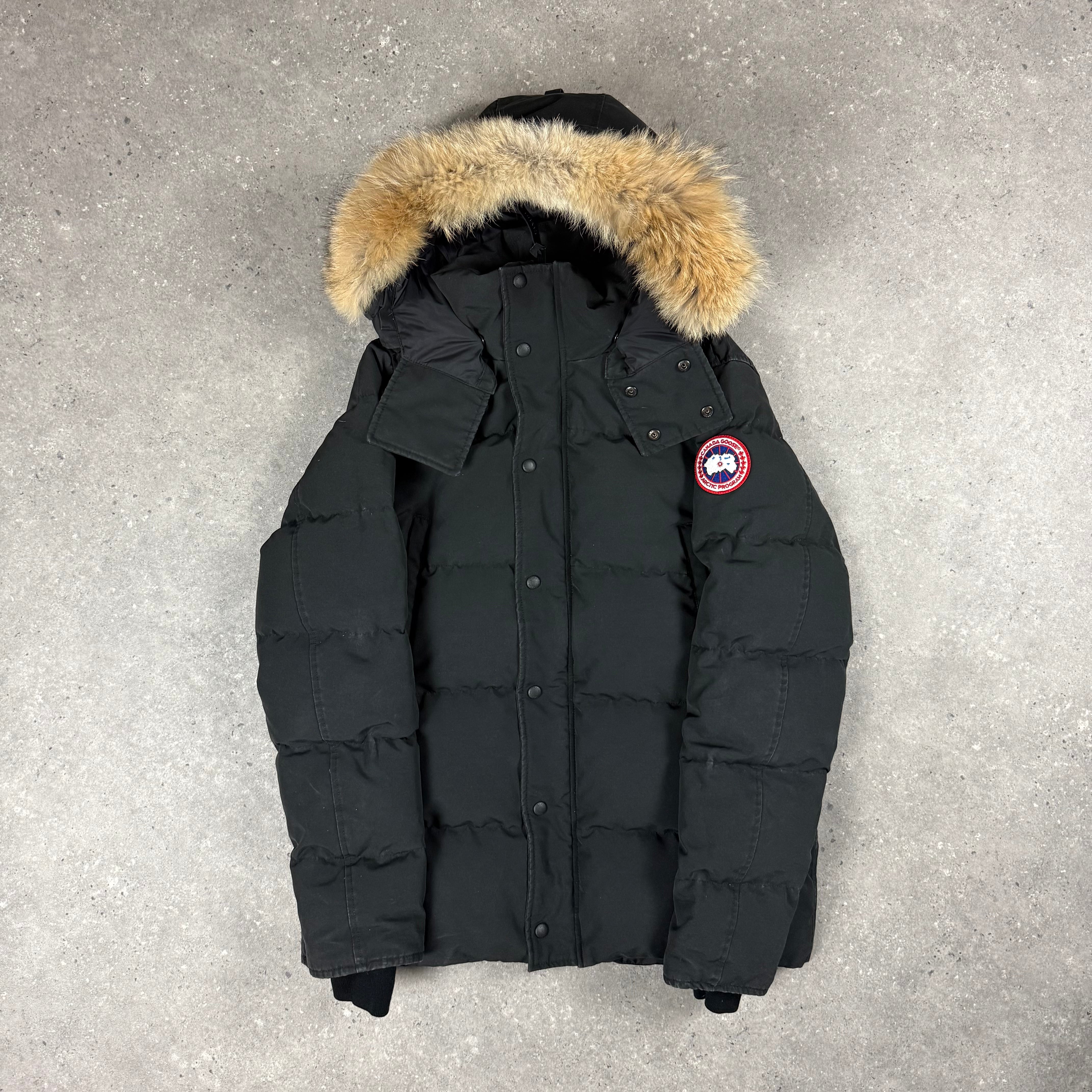 CANADA GOOSE WYNDHAM PARKA BLACK - (L)