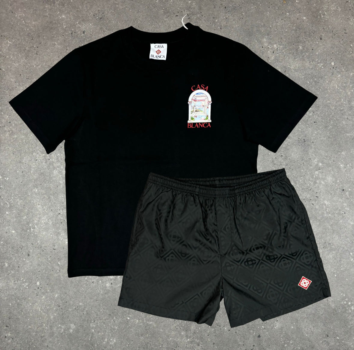 Casablanca T-Shirt & Swim Short Set