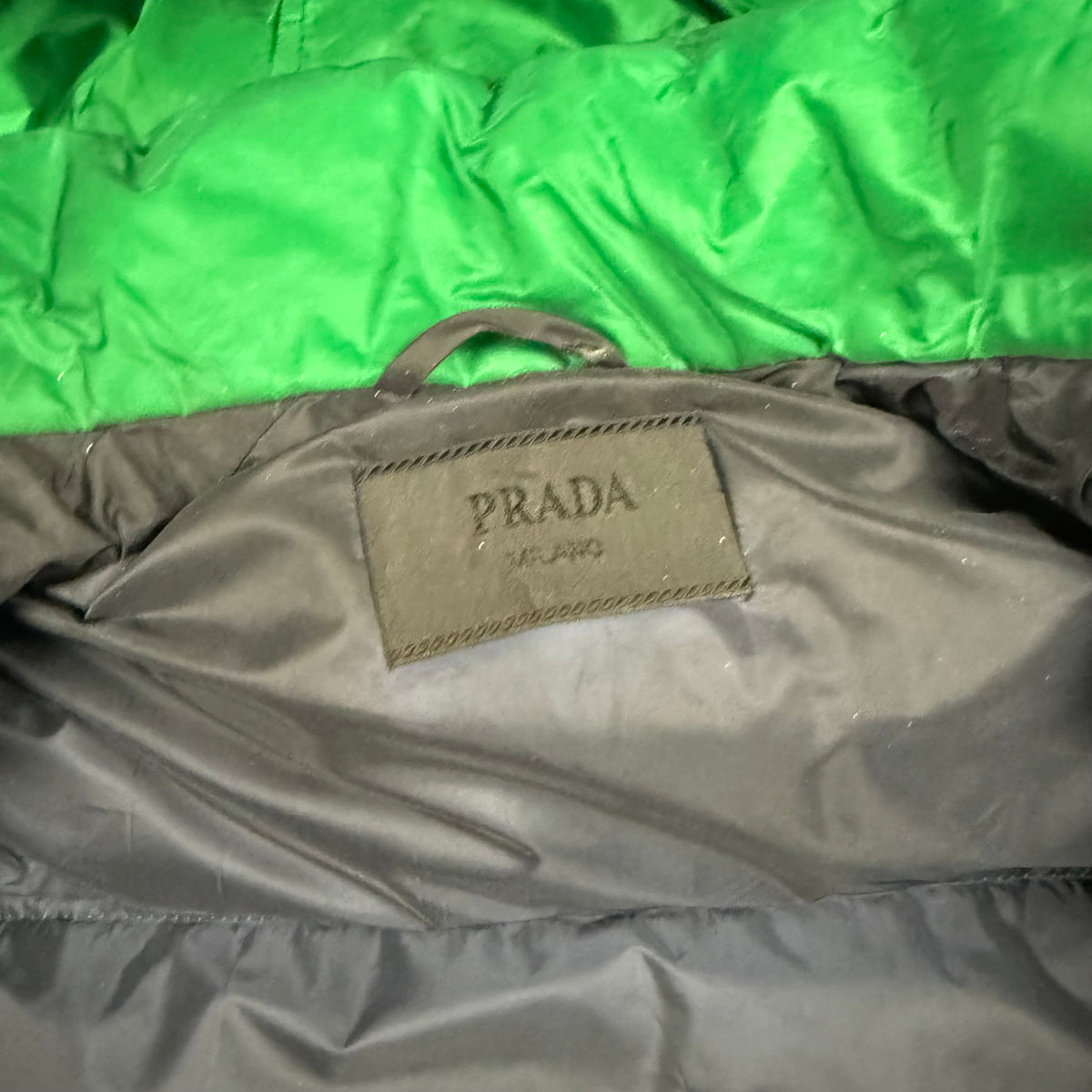 PRADA PUFFER JACKET GREEN - (S)