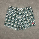 CASABLANCA GREEN HEARTS SWIM SHORTS