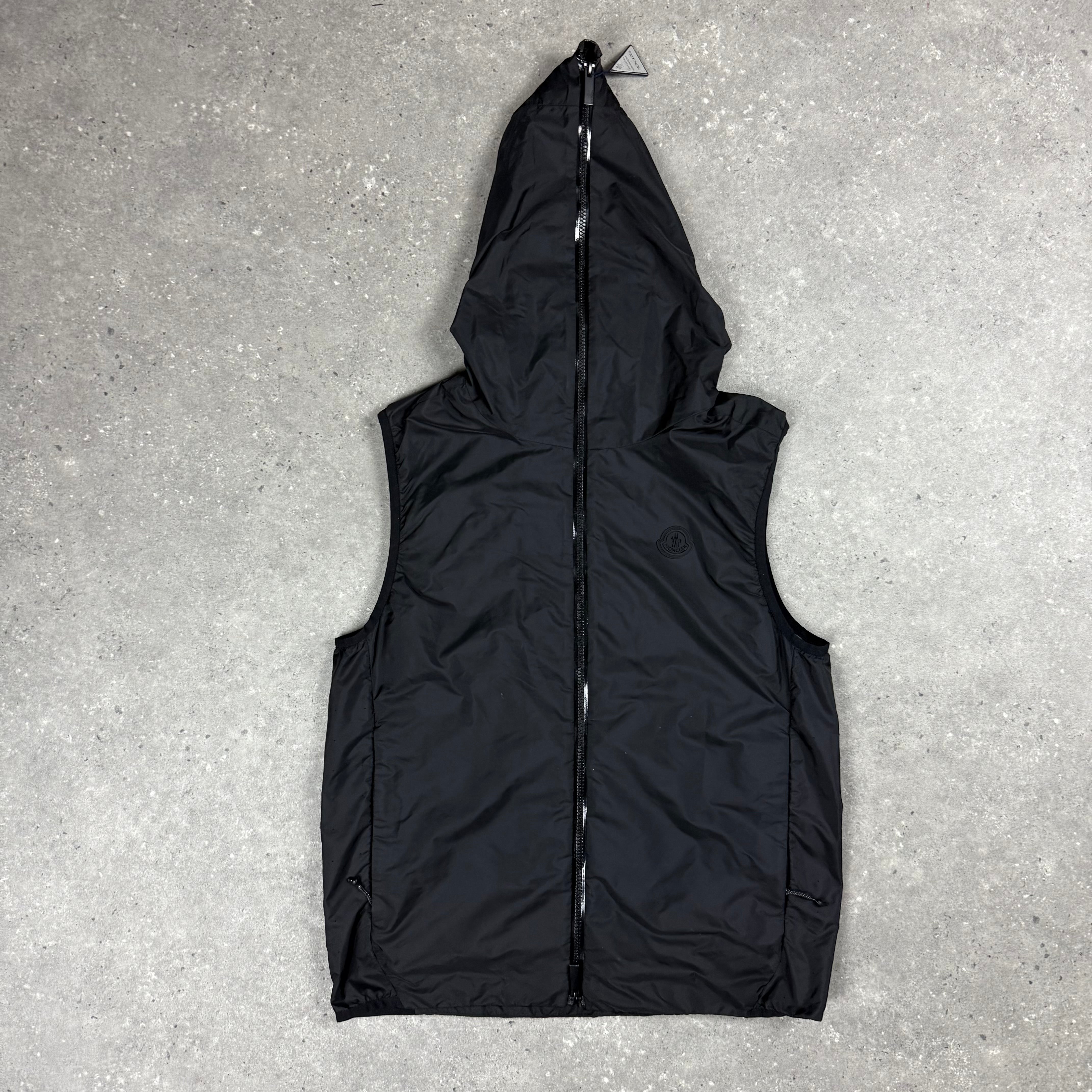 MONCLER PAKITO GILET BLACK - 2 (M)