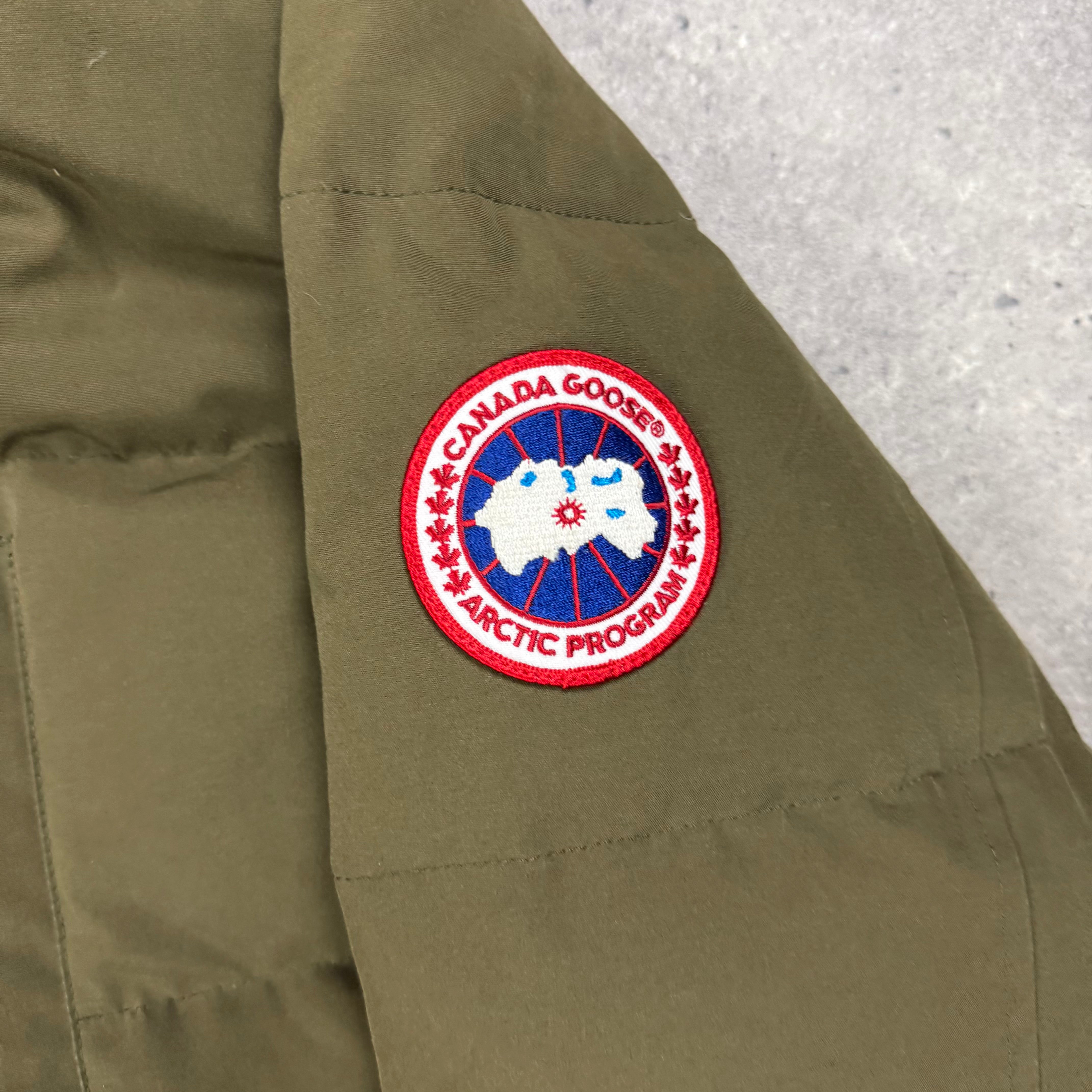 CANADA GOOSE CARSON PARKA MILITARY GREEN  - (S)