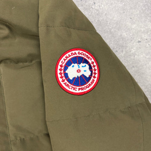 CANADA GOOSE CARSON PARKA MILITARY GREEN  - (S)