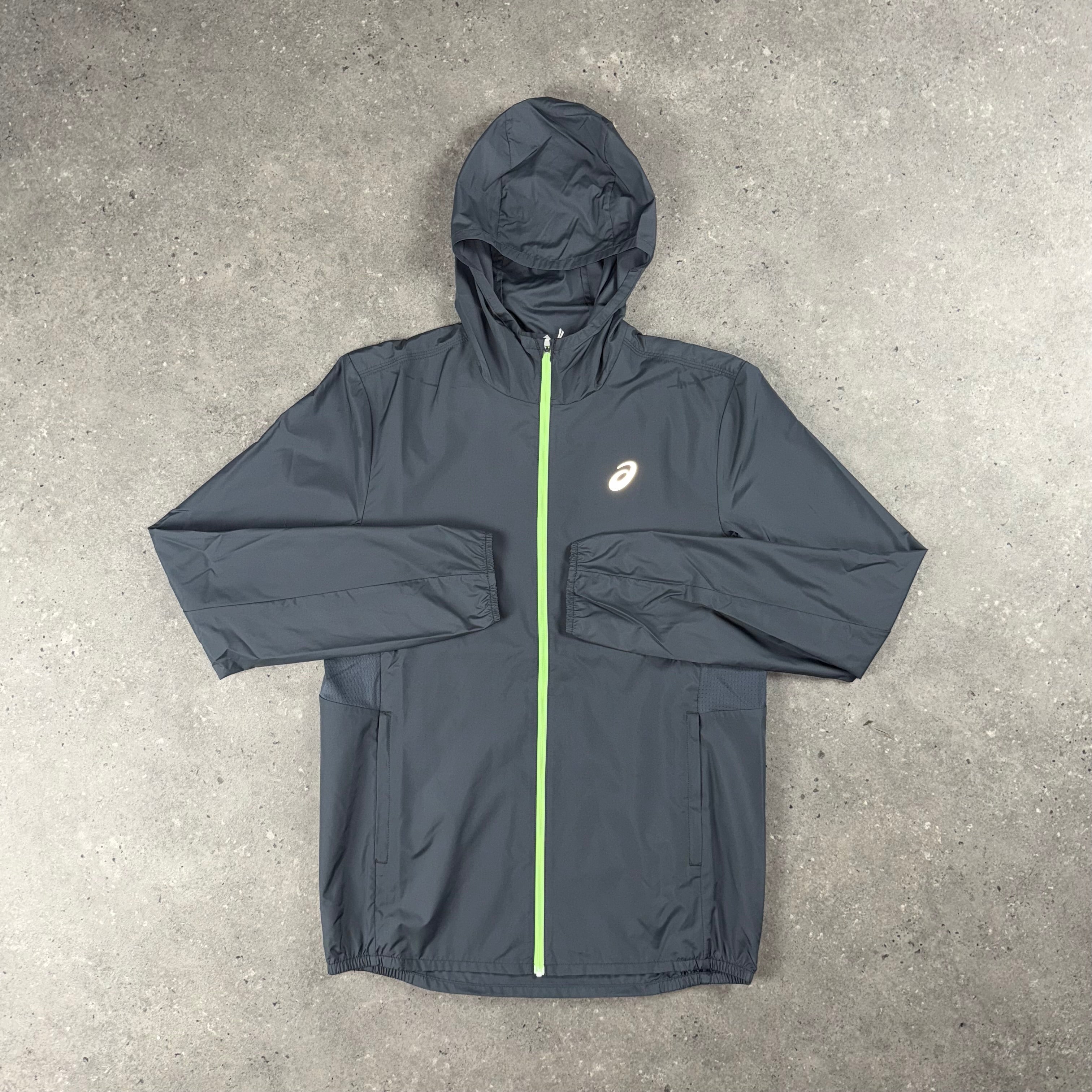 ASICS CORE WINDRUNNER JACKET - STEEL GREY
