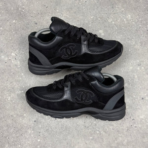 CHANEL RUNNERS BLACK -  (EU40.5 / UK6.5)