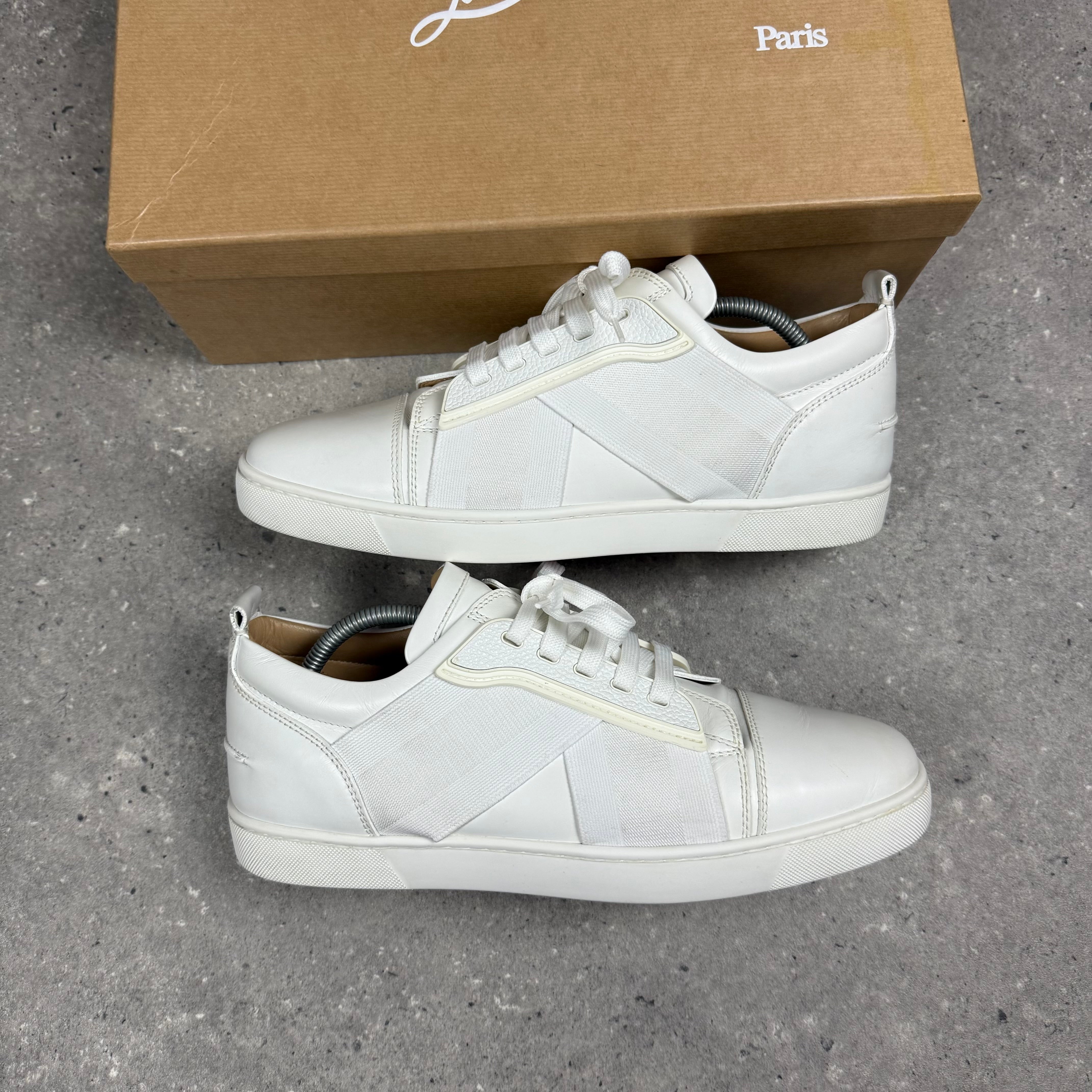 LOUBOUTIN LOW WHITE - (EU45 / UK11)