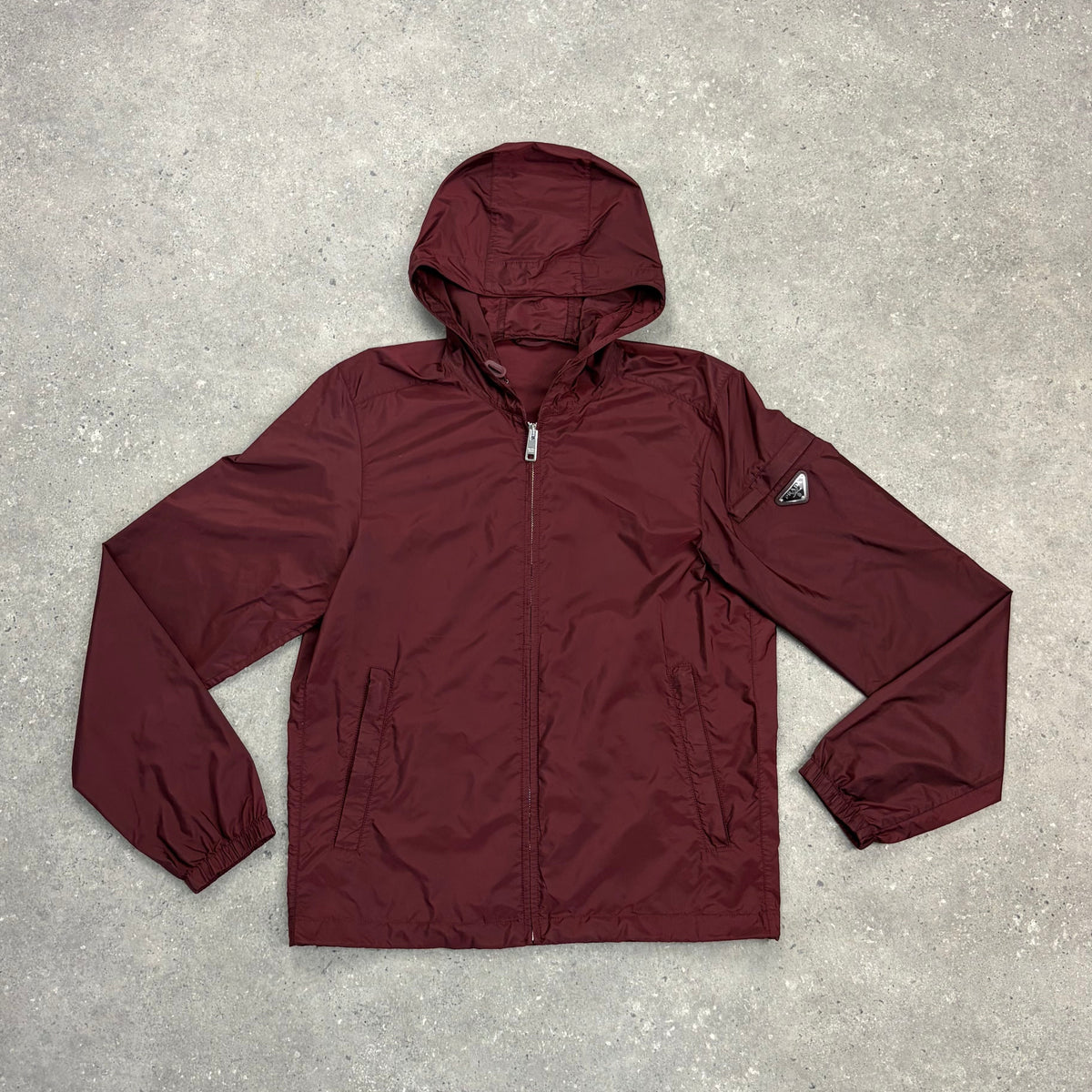 PRADA  NYLON JACKET RED - (S)