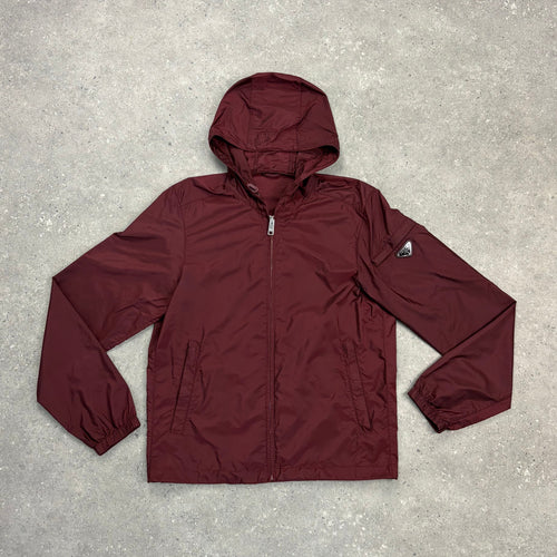 PRADA  NYLON JACKET RED - (S)