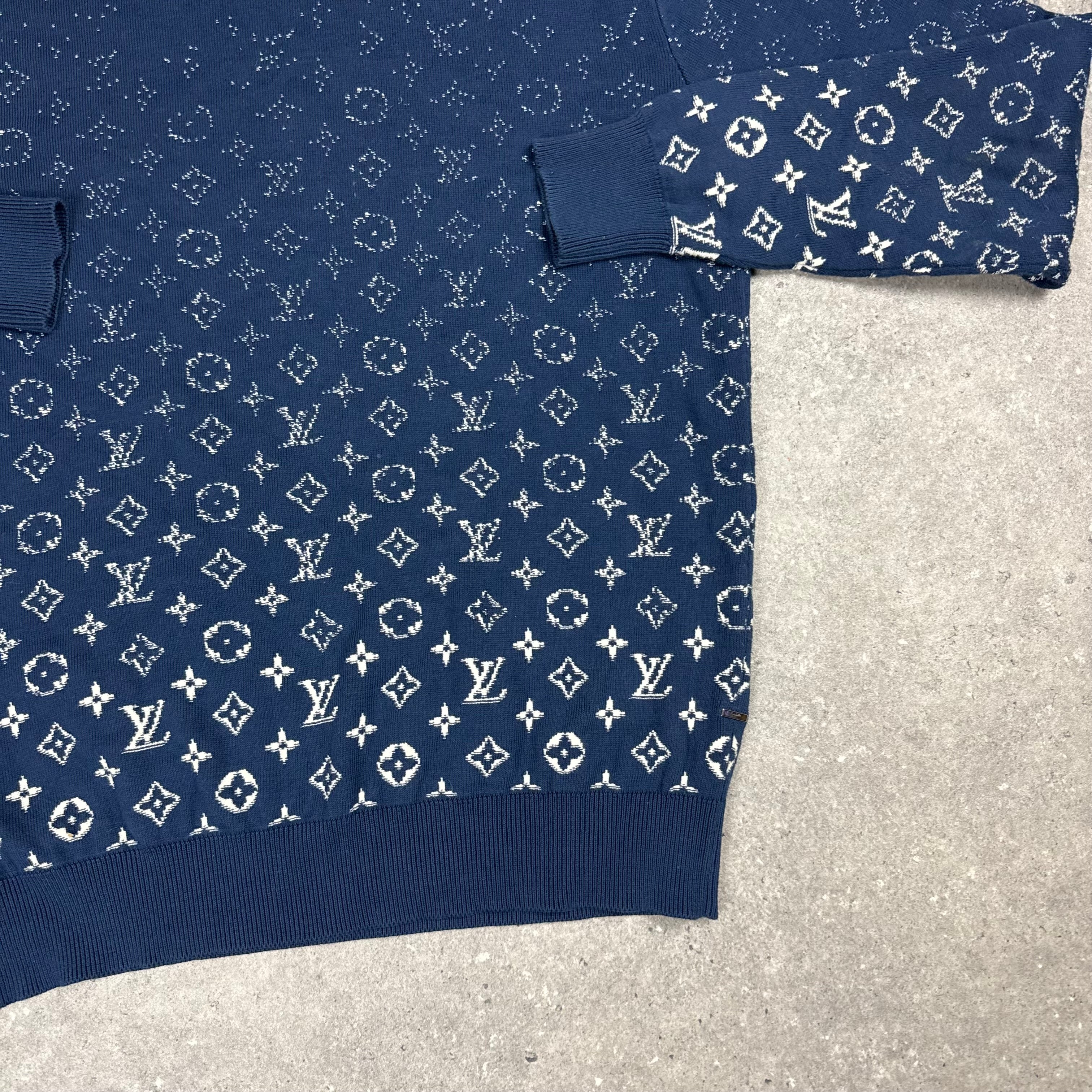 LOUIS VUITTON GRADIENT JUMPER NAVY - (XS)