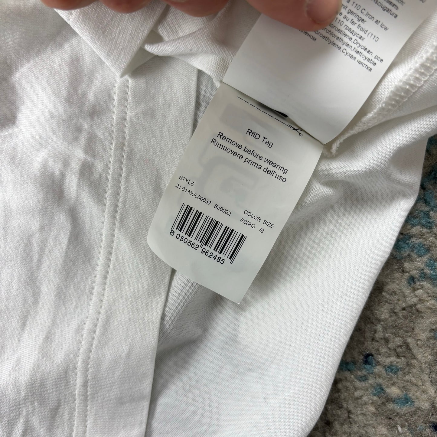 MISSONI WHITE T-SHIRT (FITS S)