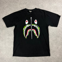 BAPE T-SHIRT BLACK - L (FITS S/M)