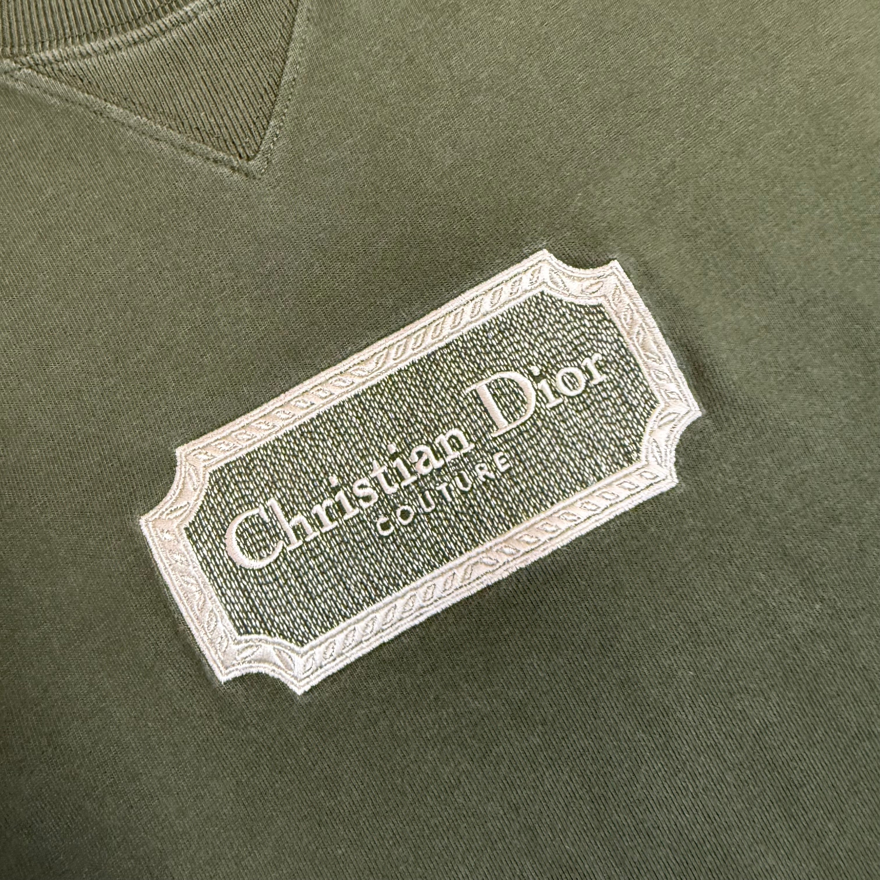 DIOR COUTURE T-SHIRT KHAKI - (M)