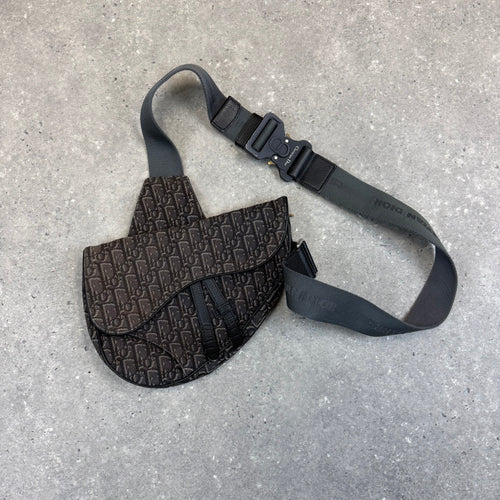 DIOR OBLIQUE JACQUARD SADDLE BAG