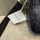 DIOR DIAMOND MESSENGER BAG - BLACK
