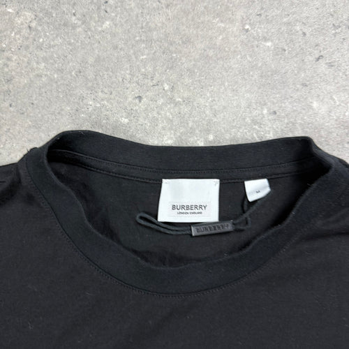 BURBERRY LOGO T-SHIRT BLACK - (M)