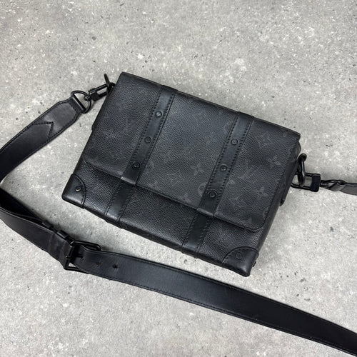LOUIS VUITTON TRUNK MESSENGER BAG - BLACK