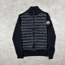 CANADA GOOSE KNITTED JACKET BLACK - (S)