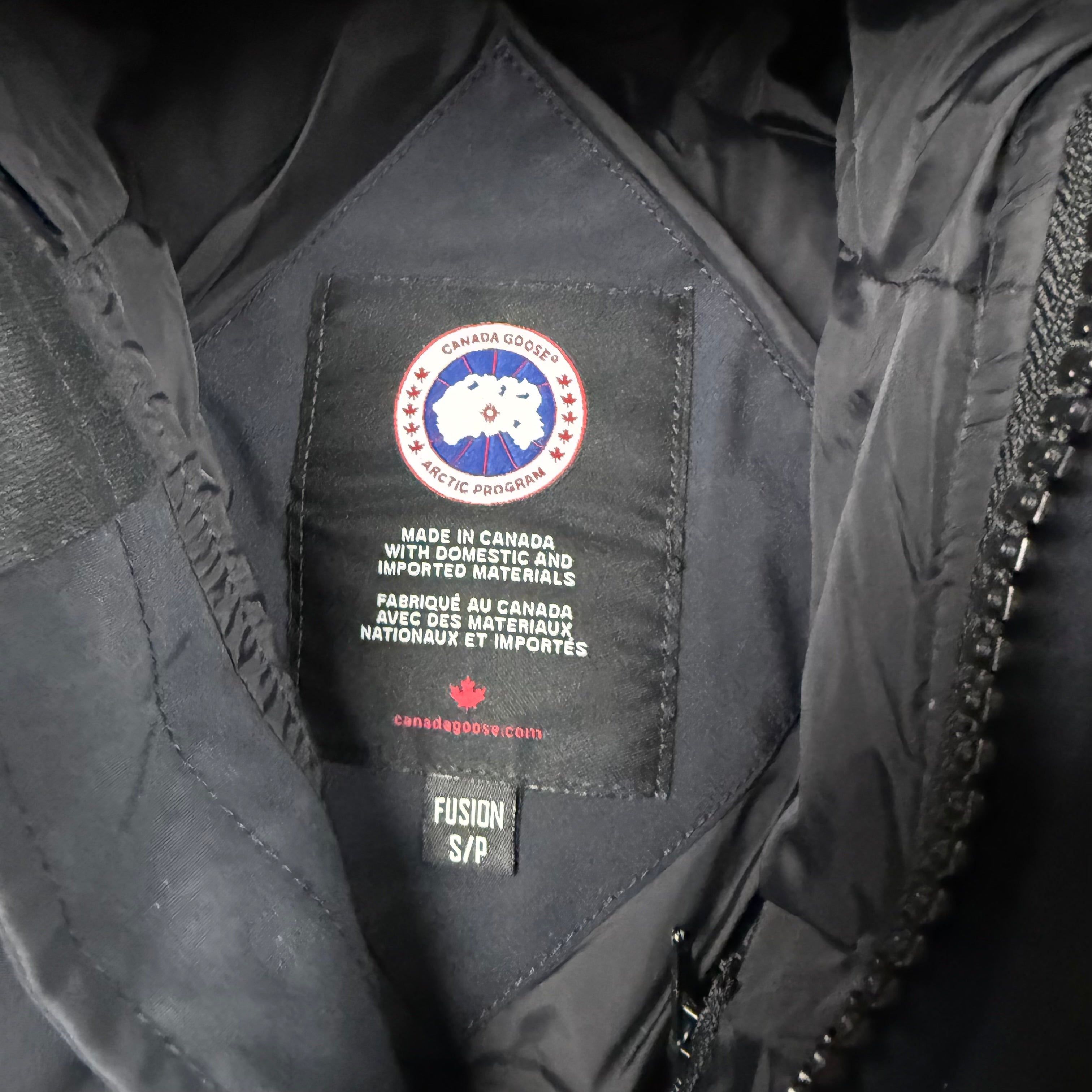 CANADA GOOSE CARSON PARKA NAVY - (S)