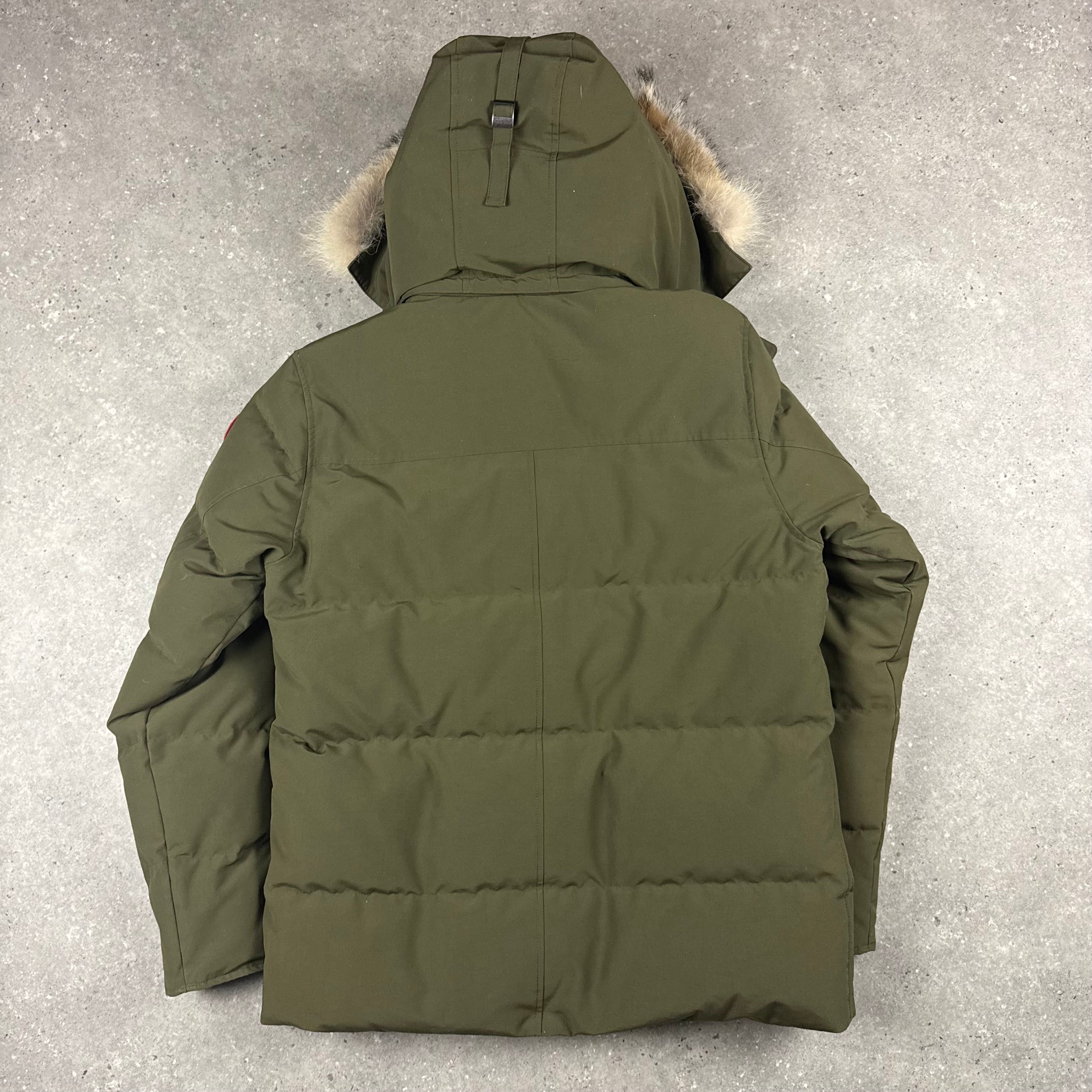 CANADA GOOSE WYNDHAM PARKA MILITARY GREEN - (XL)