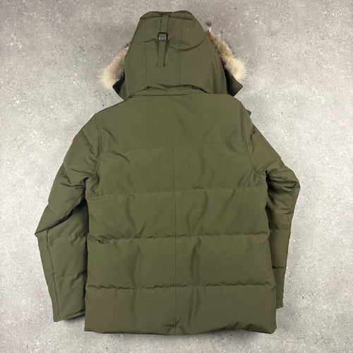 CANADA GOOSE WYNDHAM PARKA MILITARY GREEN - (XL)