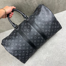 LOUIS VUITTON KEEPALL 45 DUFFLE BAG - BLACK ECLIPSE
