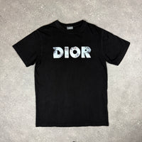 DIOR ASHAM T-SHIRT BLACK - (M)