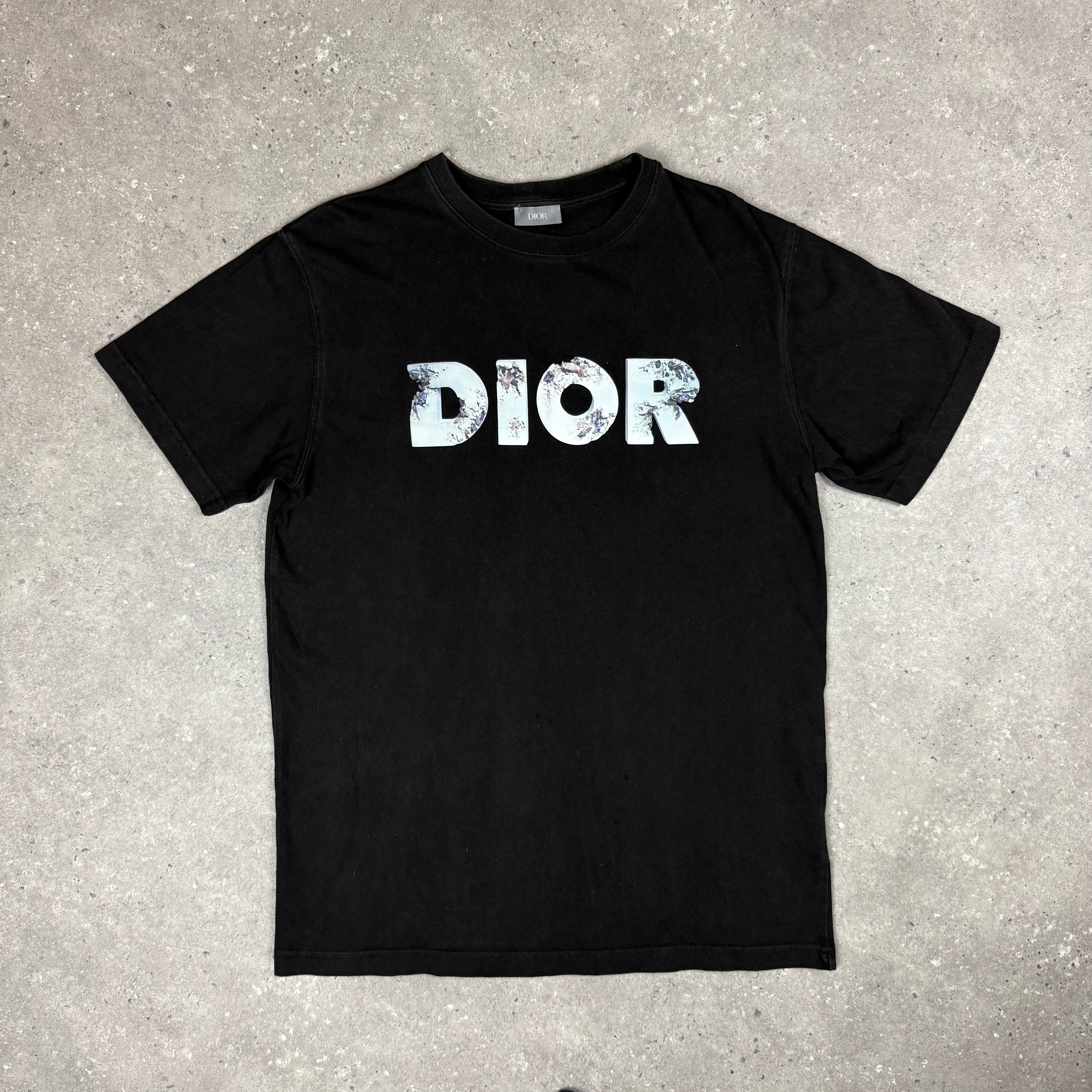DIOR ASHAM T-SHIRT BLACK - (M)