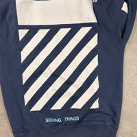 OFF WHITE HOODIE -  (FITS A LARGE)