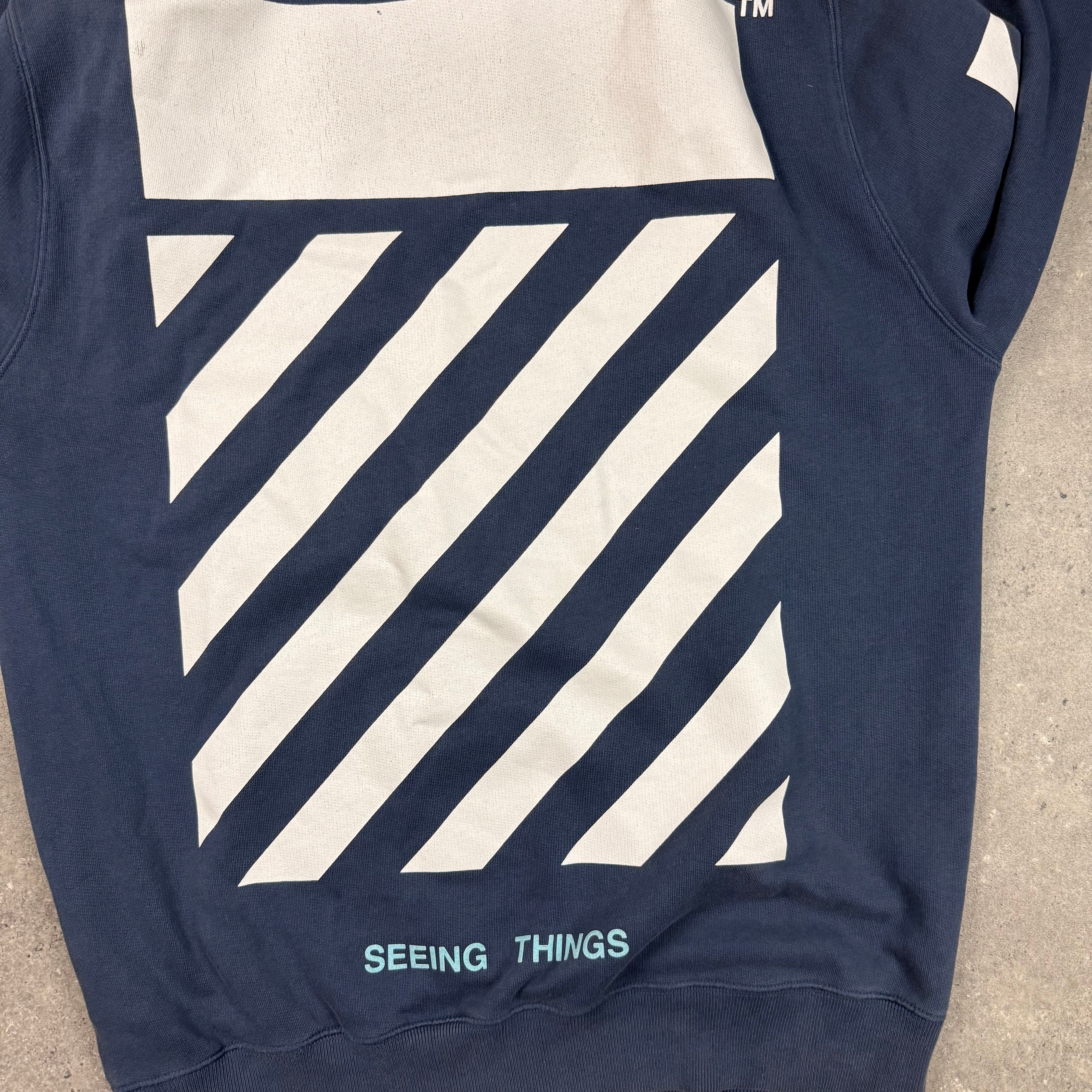 OFF WHITE HOODIE -  (FITS A LARGE)