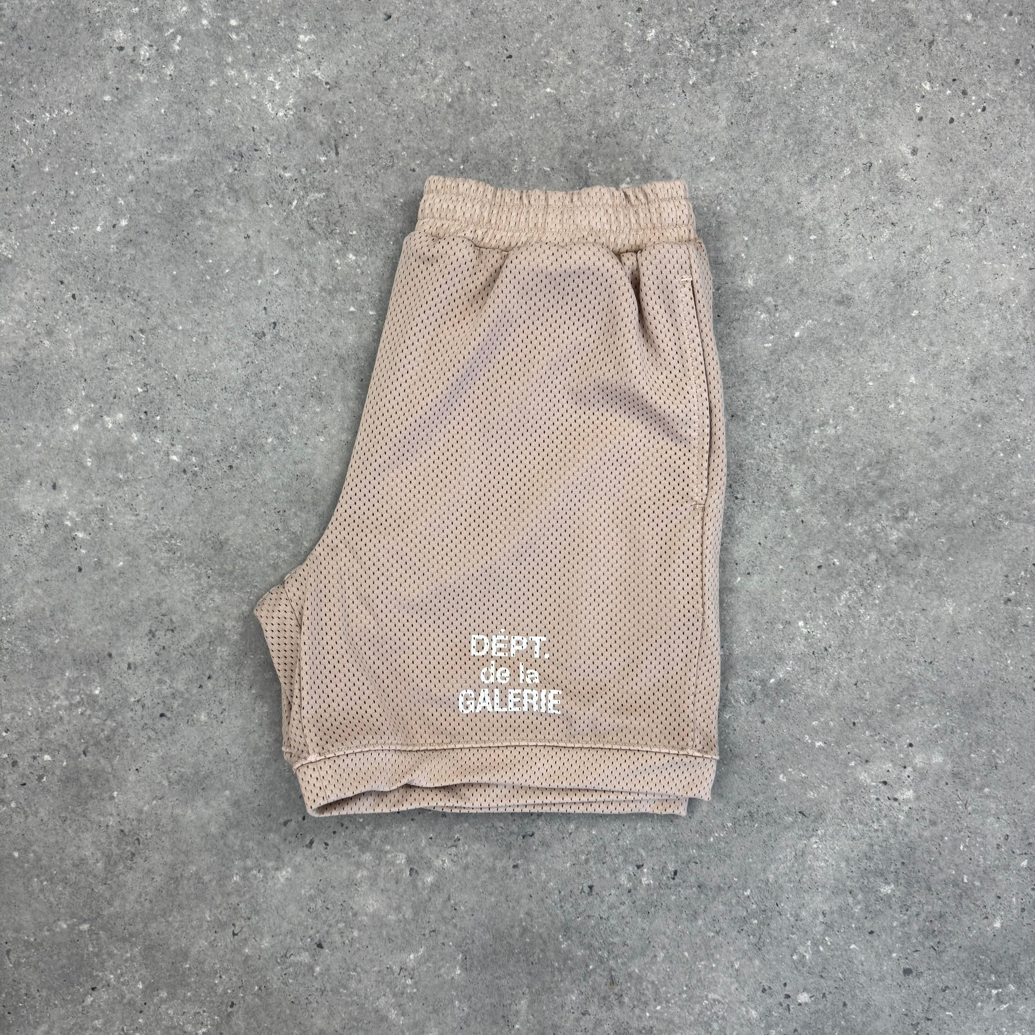 GALLERY DEPT MESH SHORTS - BEIGE
