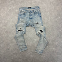 AMIRI MX1 JEANS LIGHT BLUE WASH - (32”)