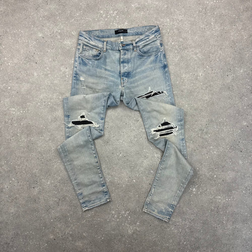 AMIRI MX1 JEANS LIGHT BLUE WASH - (32”)